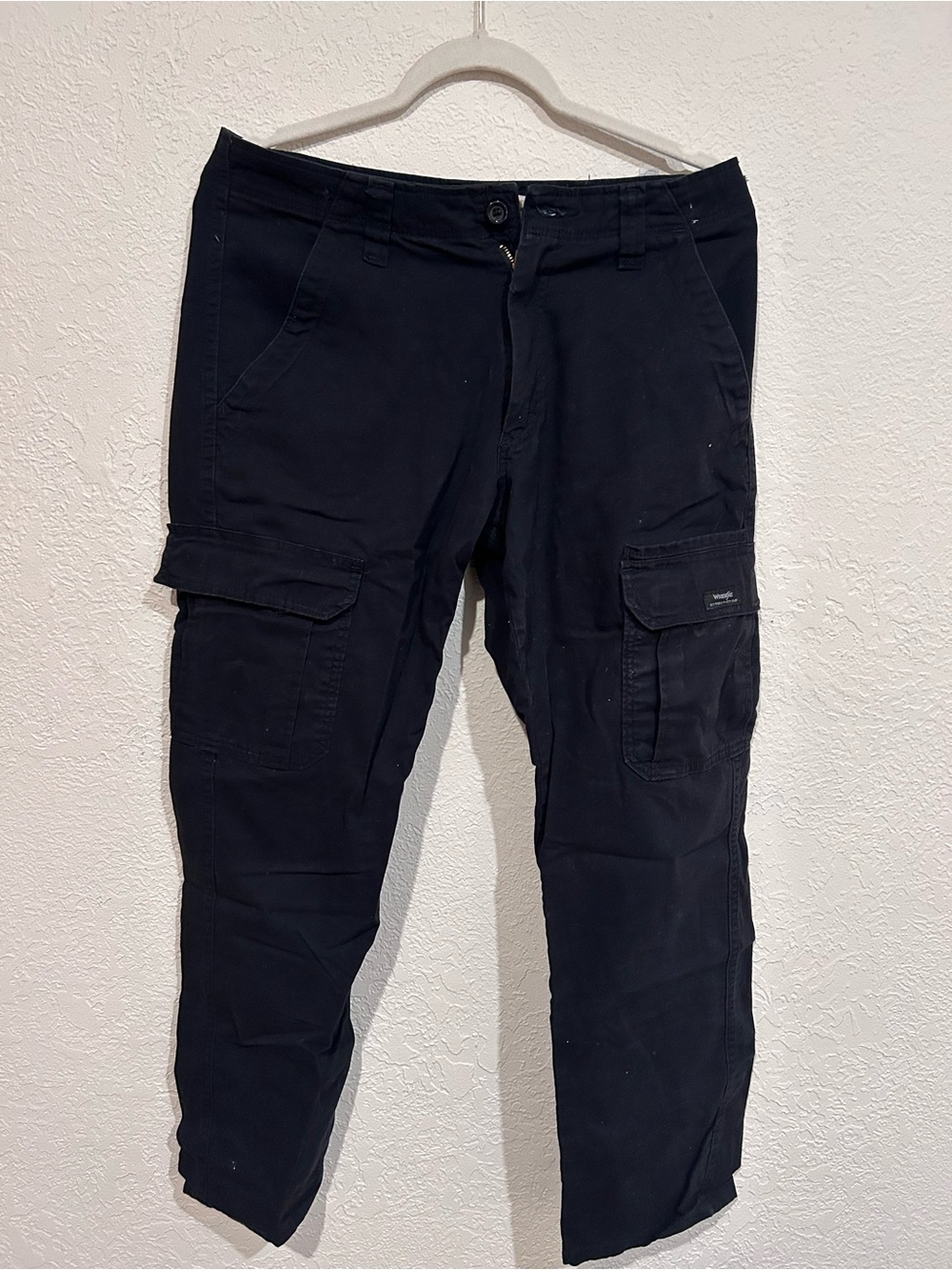 Wrangler Black Cargo Pants with Multiple Pockets
